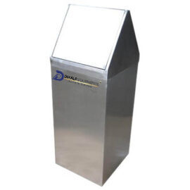 SS Flap Dustbin