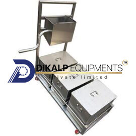 SS304 Three Bucket Trolley