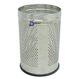 SS Full Perforated Round Dustbin