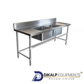 SS Catering Sink Table With Wash Basin