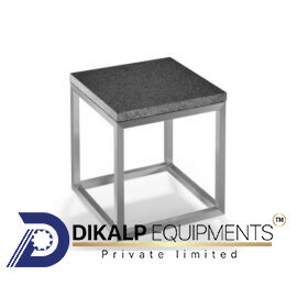 SS Square Fix Stool